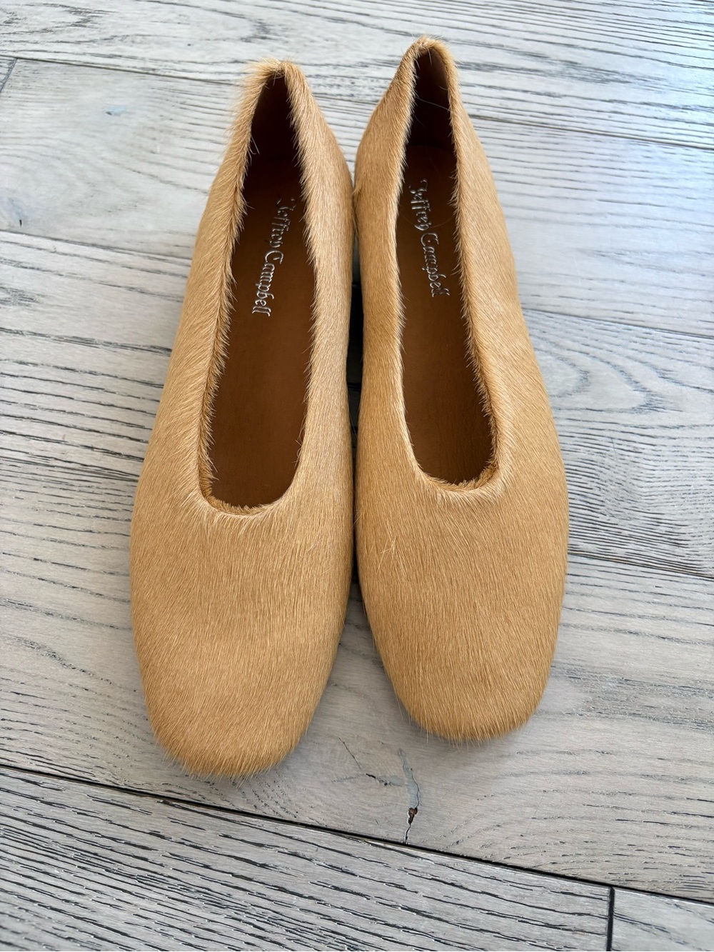 Jeffrey Campbell Trustee calf hair shoes